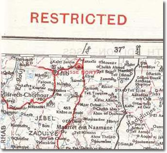 1950's Silk Map